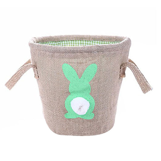 Easter Joy Jute Bunny Basket